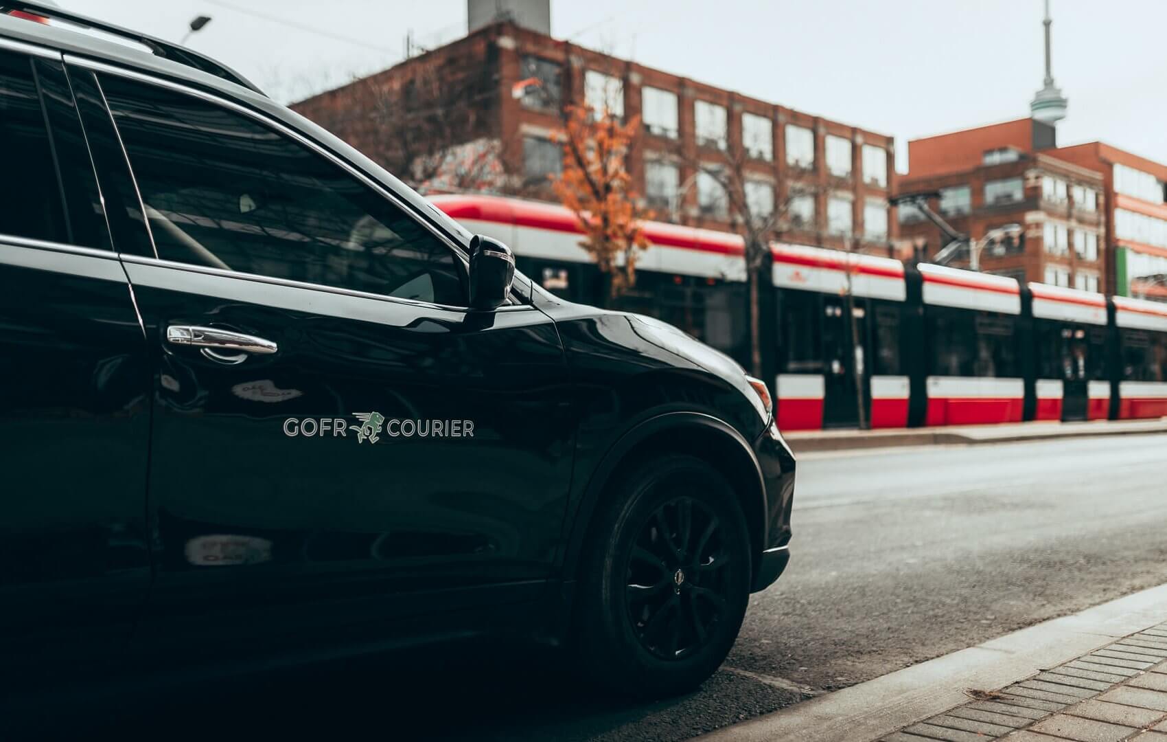 gofr courier vehicle toronto pick-up and delivery